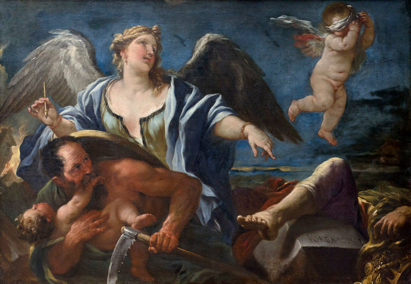 Dějiny a Čas - Luca Giordano