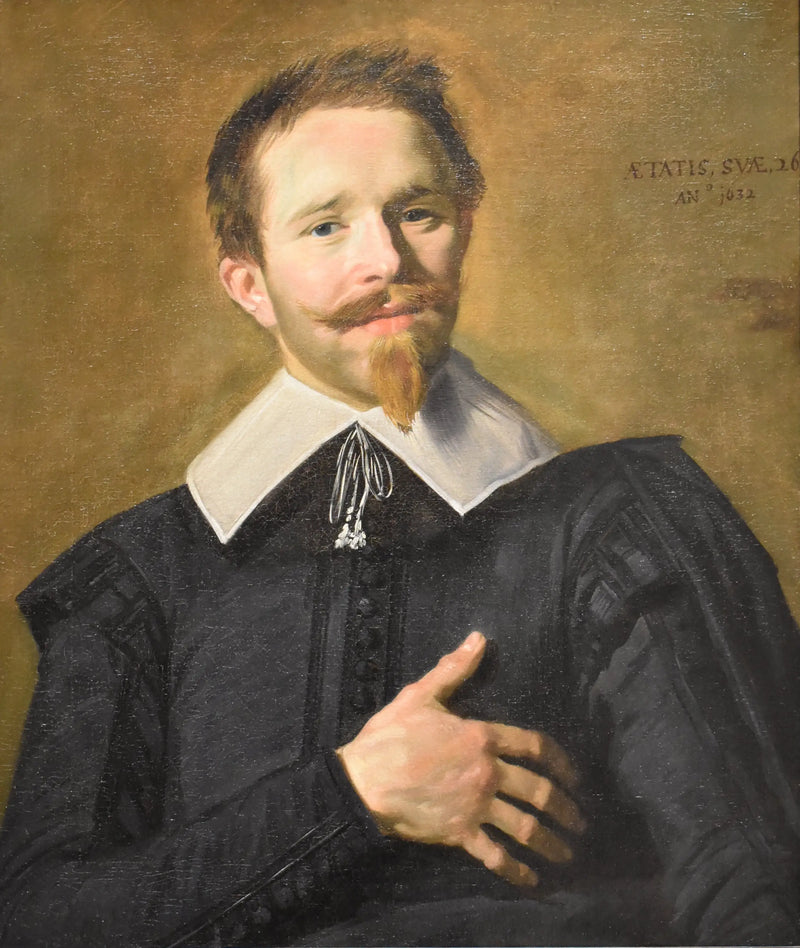Muž s rukou na srdci - Frans Hals