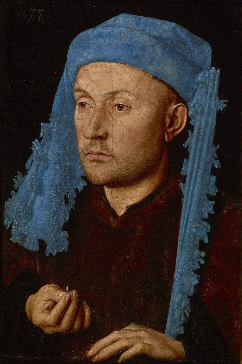 Muž s modrým kloboukem - Jan van Eyck