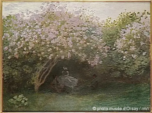 Šeřík, Šedá doba - Claude Monet