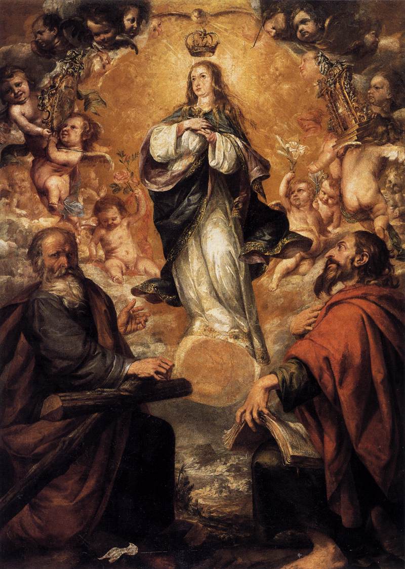L’Immaculée Conception avec Saint André et Saint Paul - Juan de Valdés Leal - Alpha Reproduction