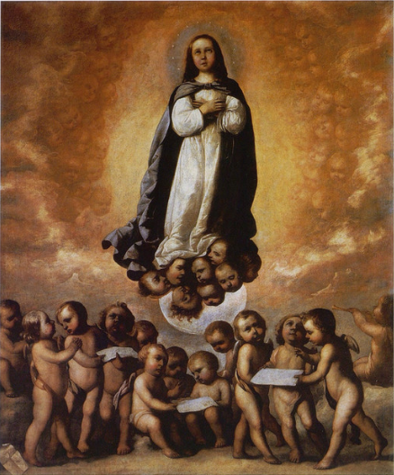 Nezvěstování Panny Marie jako dítě - Francisco de Zurbarán