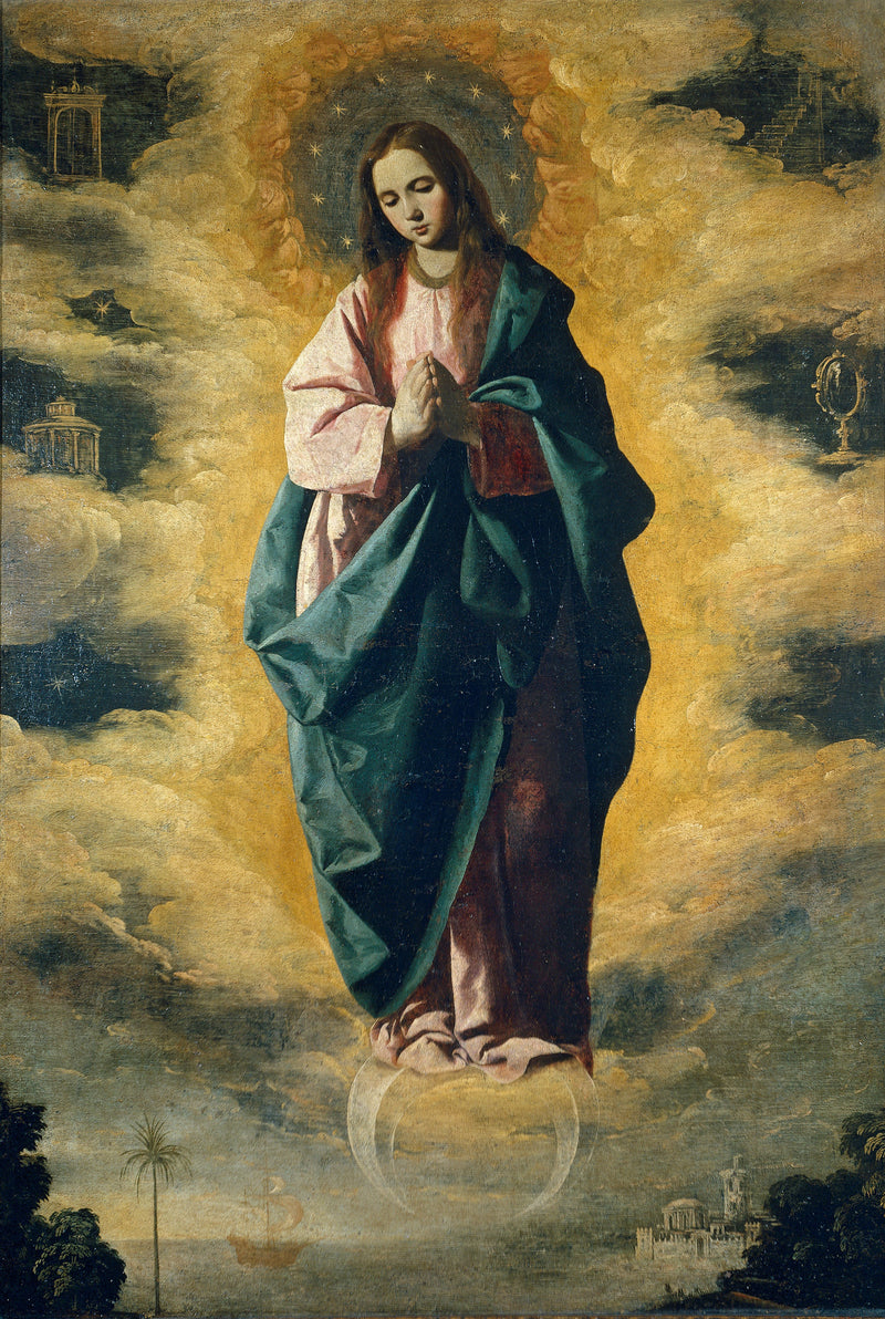 Neporušené Počatie - Francisco de Zurbarán