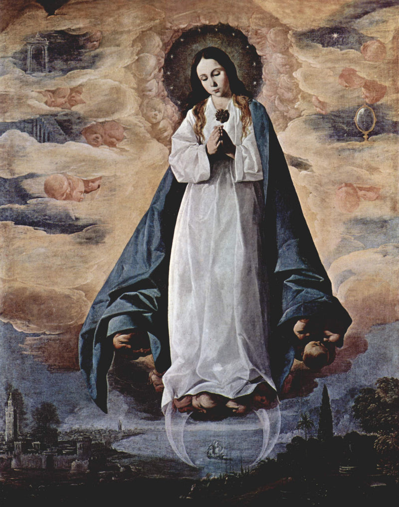 Neporušené Početí - Francisco de Zurbarán