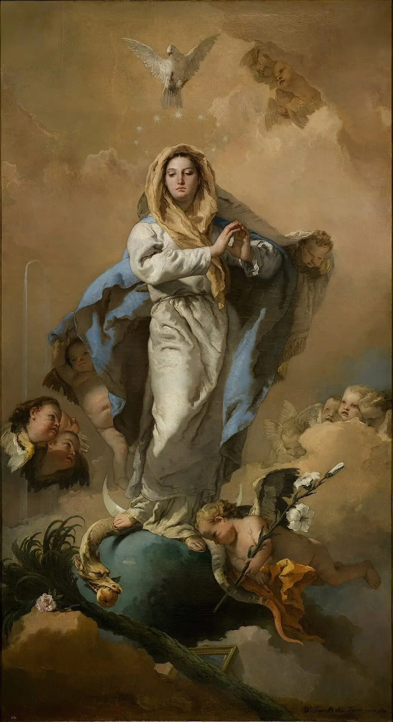 Neporušené Počatie - Giovanni Battista Tiepolo