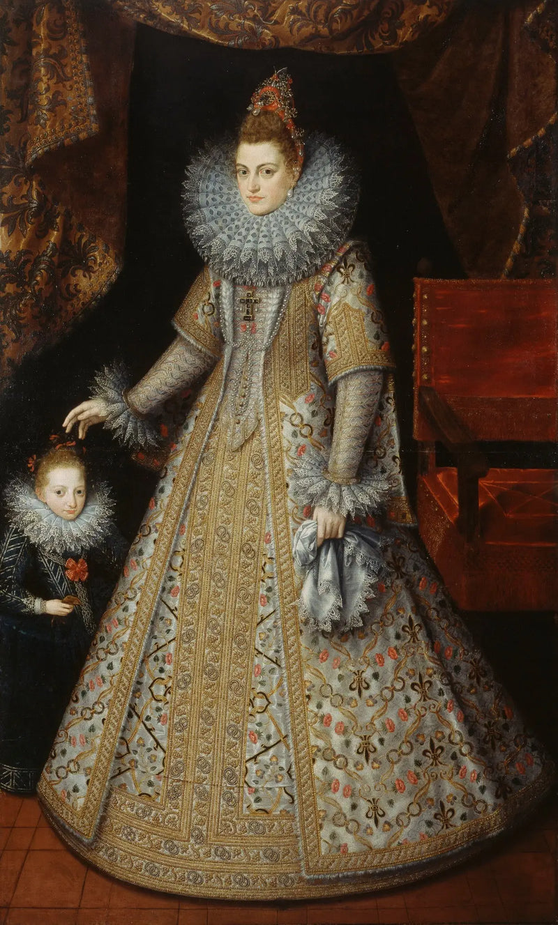 Infantka Isabelle Clara Eugenia (1566-1633), arcivévodkyně z Rakouska