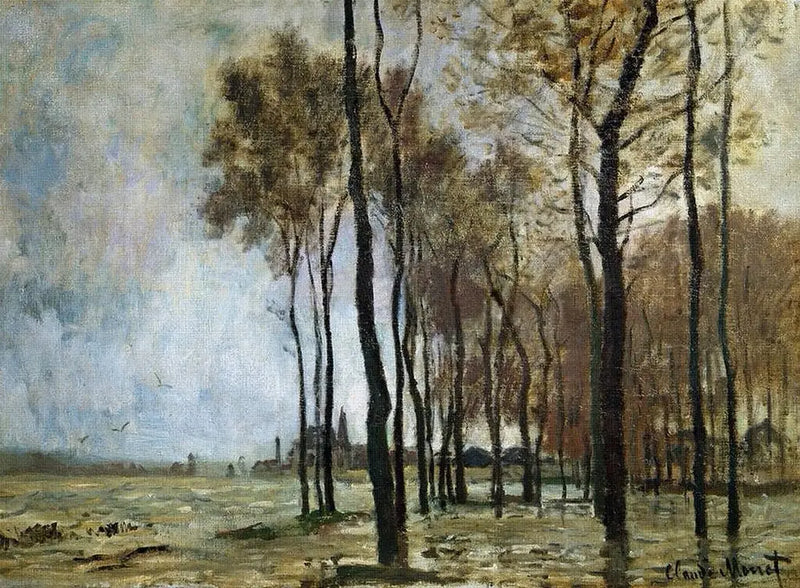 Povodeň v Argenteuil - Claude Monet