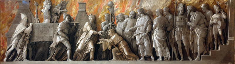 Úvod kultu Kybelé v Římě - Andrea Mantegna