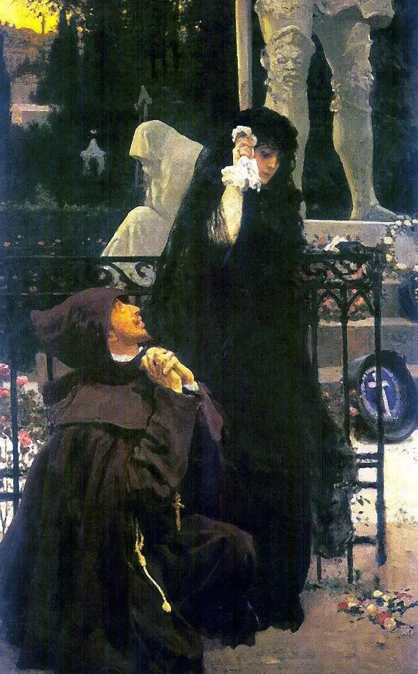 L'Invité de pierre. Don Juan et Doña Ana - Ilya Repin