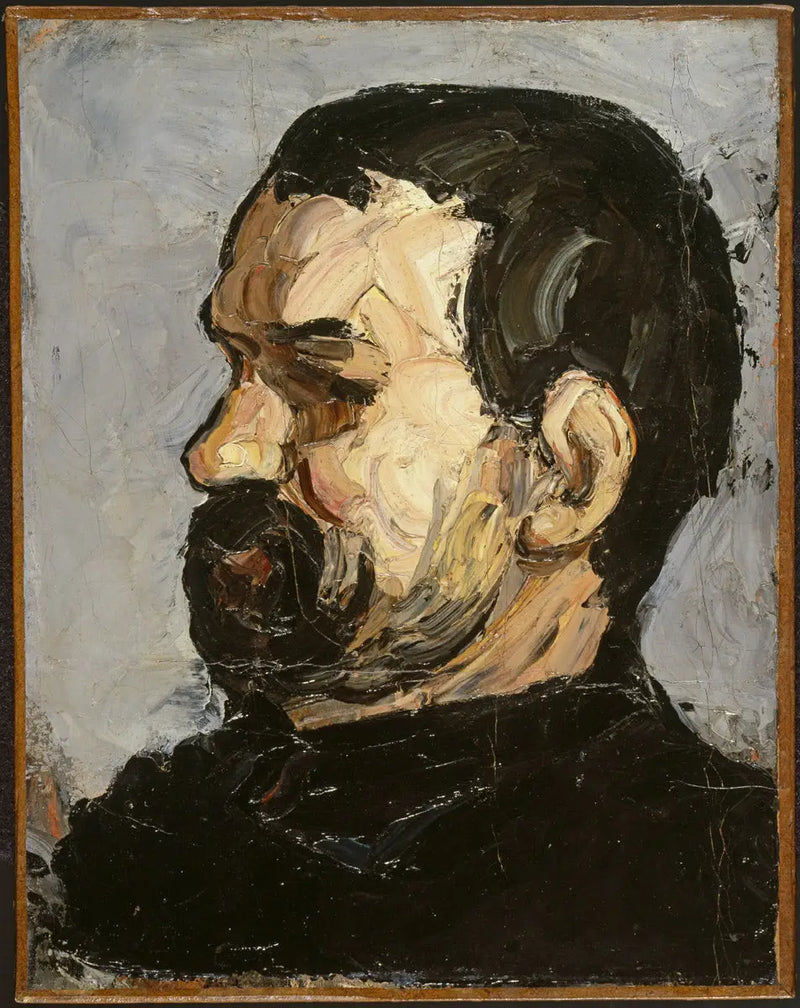 Stranový portrét strýce Dominique - Paul Cézanne