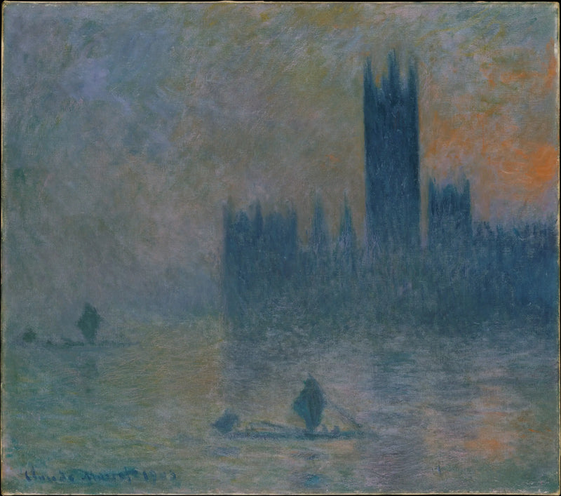 Londýn, Parlament (Efekt mlhy) - Claude Monet