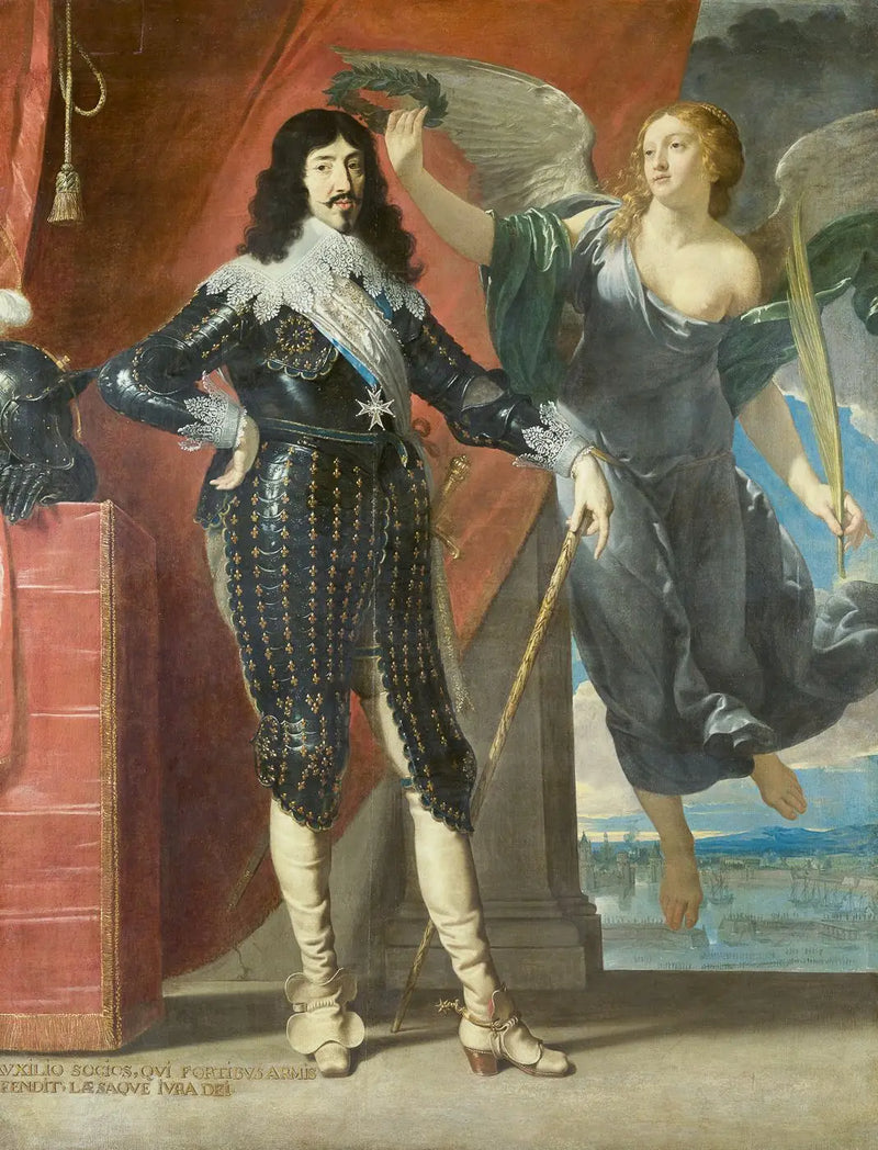 Louis XIII korunovaný Vítězstvím - Philippe de Champaigne