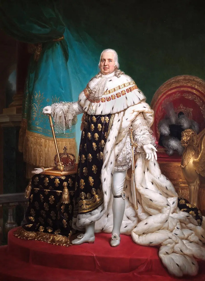 Louis XVIII (1755–1824), král Francie - François Gérard