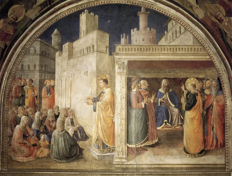 Severní stěnové okno - Fra Angelico