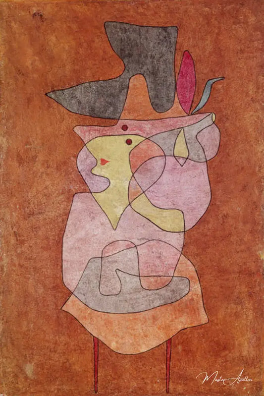 Madame Daemon - Paul Klee - Reproductions de tableaux et peintures haut de gamme