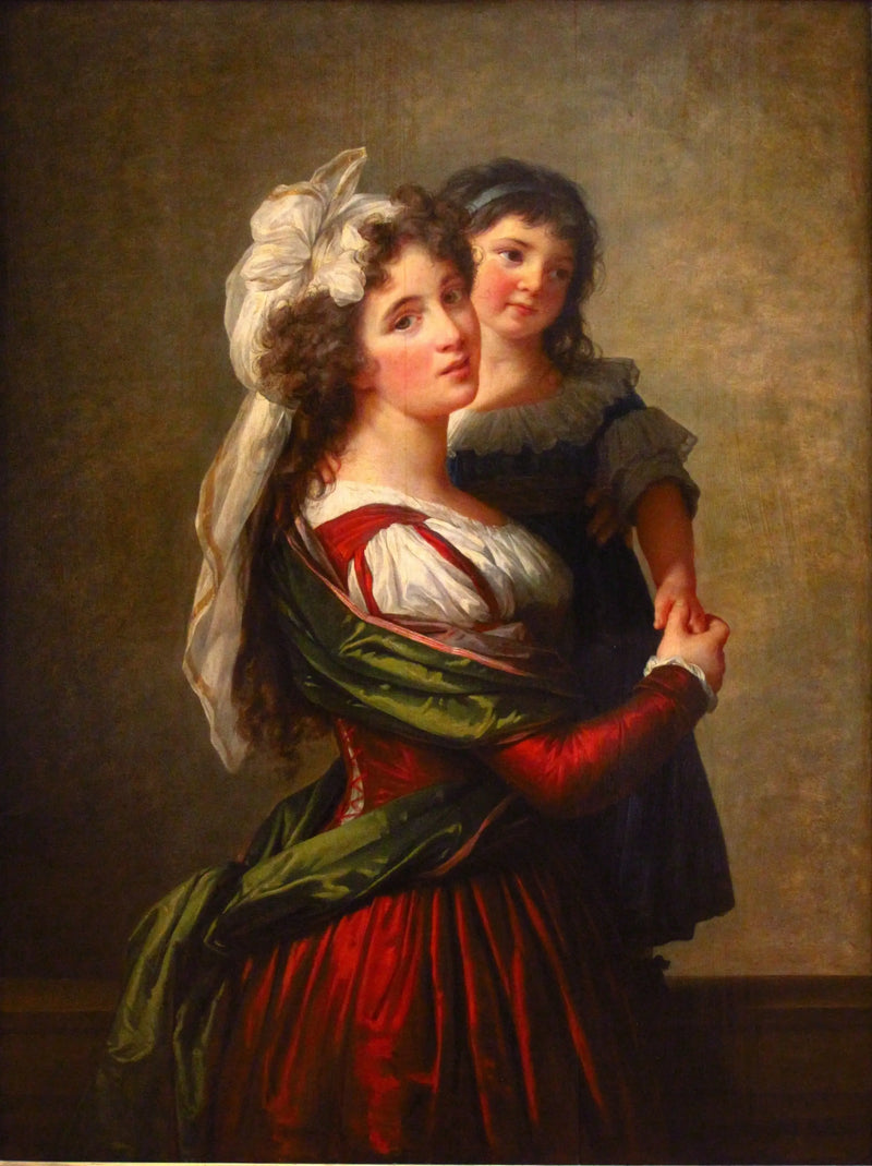 Madame Rousseau et sa fille - Élisabeth Vigeé Le Brun