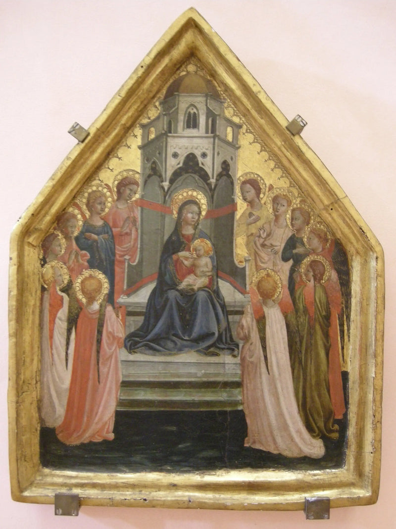 Maesta s dvanácti anděly - Fra Angelico