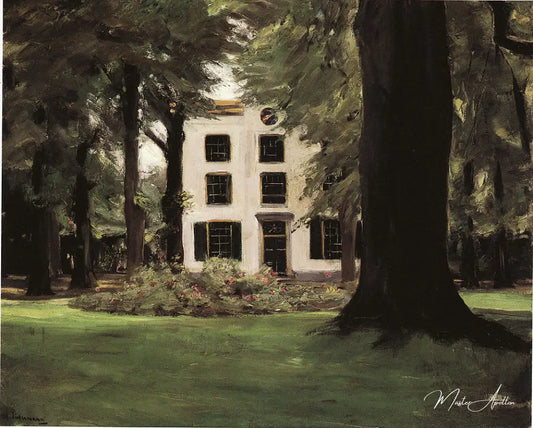 Maison de campagne à Hivers - Max Liebermann - Reproductions de tableaux et peintures haut de gamme