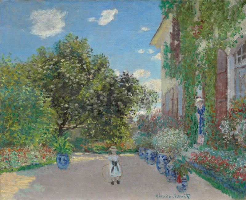 Dům umělce v Argenteuil - Claude Monet