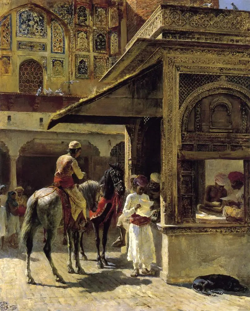 hindští obchodníci - Edwin Lord Weeks