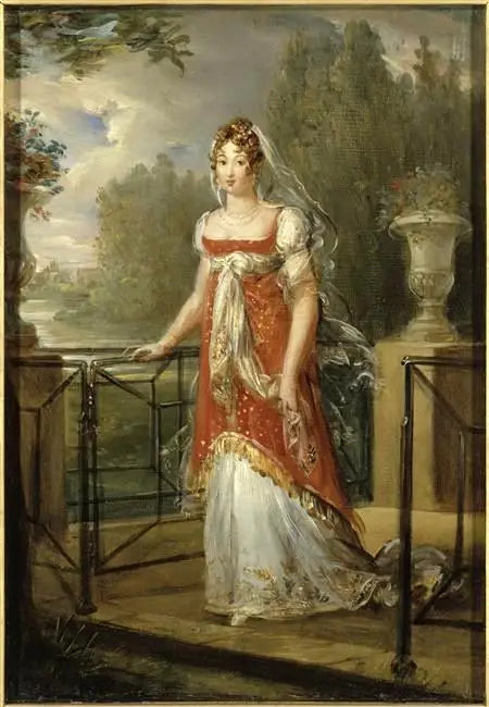 Marie-Annuciade-Caroline Bonaparte, královna Neapol, v zámku Neuilly (1782-1839) - François Gérard