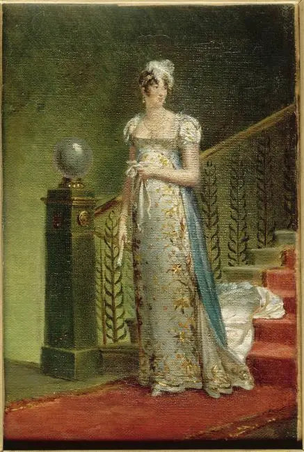 Marie-Annuciade-Caroline Bonaparte, královna Neapole, v paláci Elysejský (1782-1839) - François Gérard