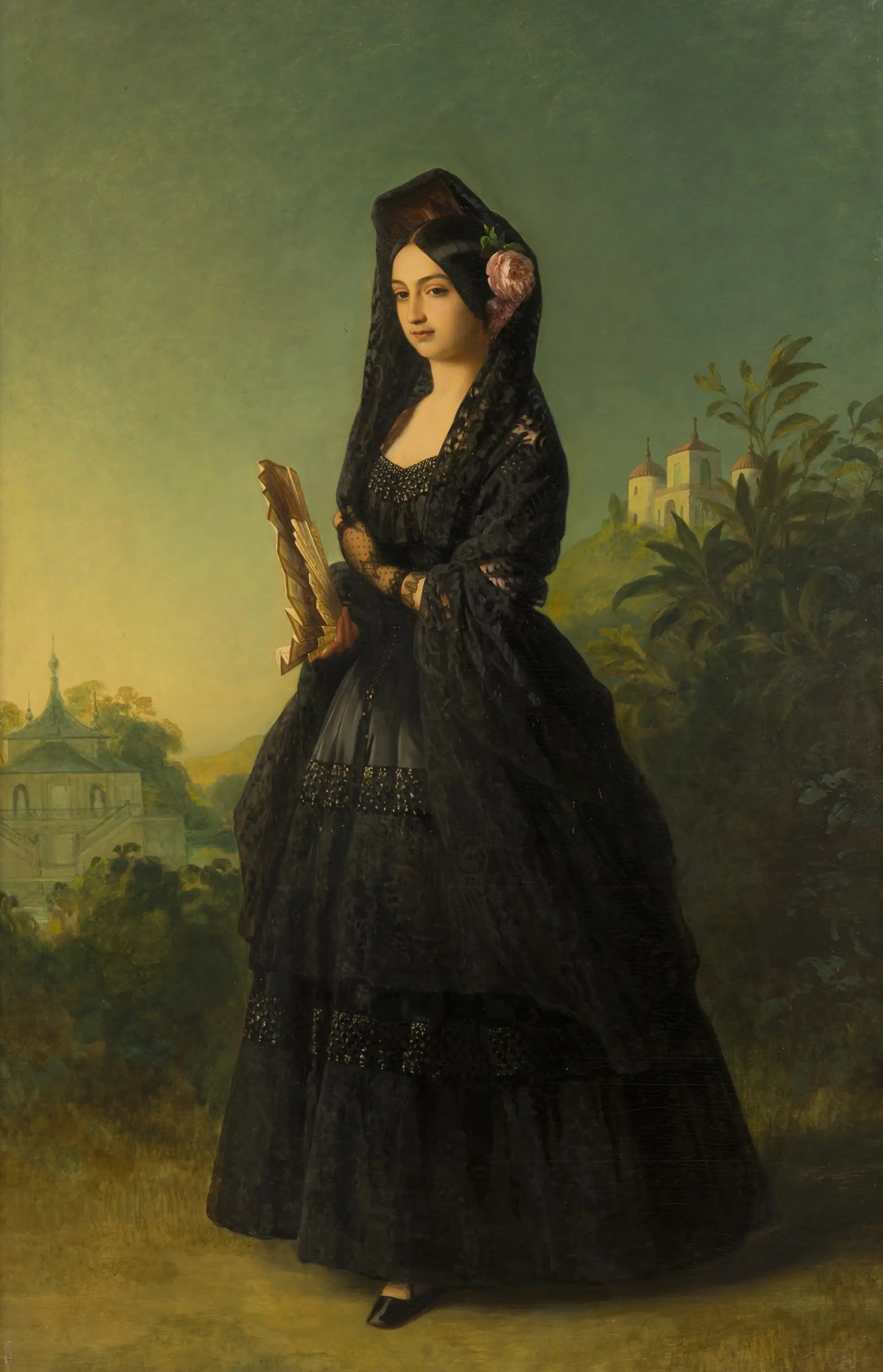 Marie-Louise-Ferdinande de Bourbon duchesse de Montpensier (1846-1897) - Franz Xaver Winterhalter - Alpha Reproduction