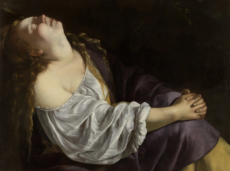 Marie-Madeleine en extase - Artemisia Gentileschi
