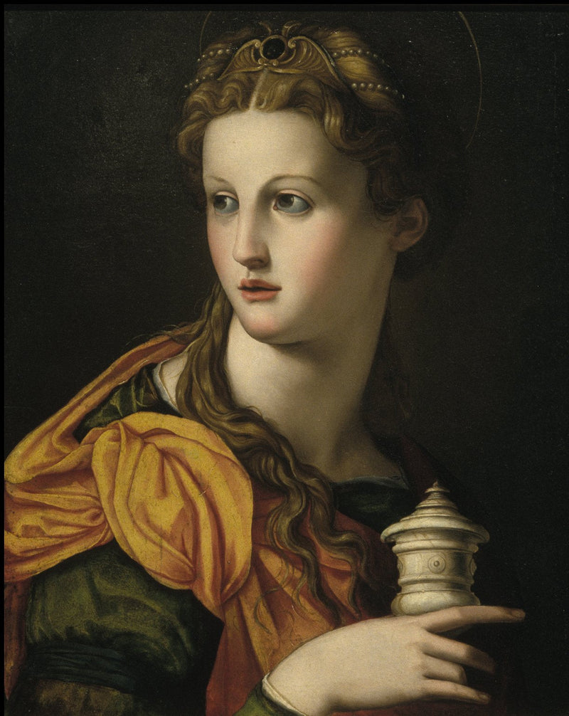 Marie-Madeleine (mladá Florentinka zobrazená jako Marie Magdaléna) - Bronzino