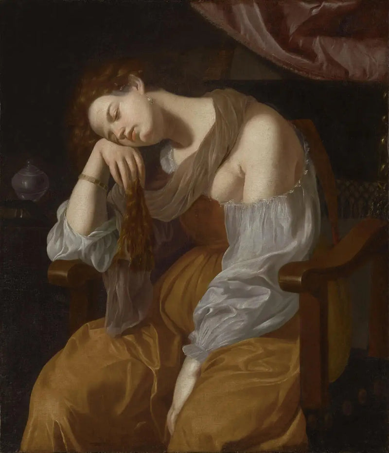 Marie Madeleine pokání - Artemisia Gentileschi
