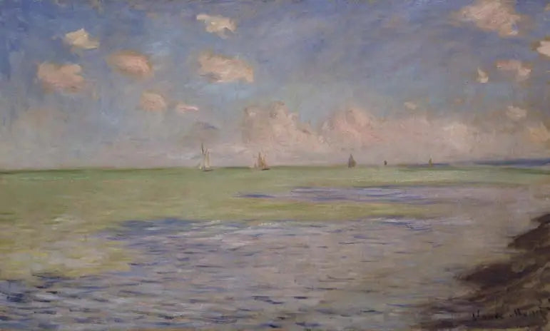 Přímořská krajina v Pourville - Claude Monet