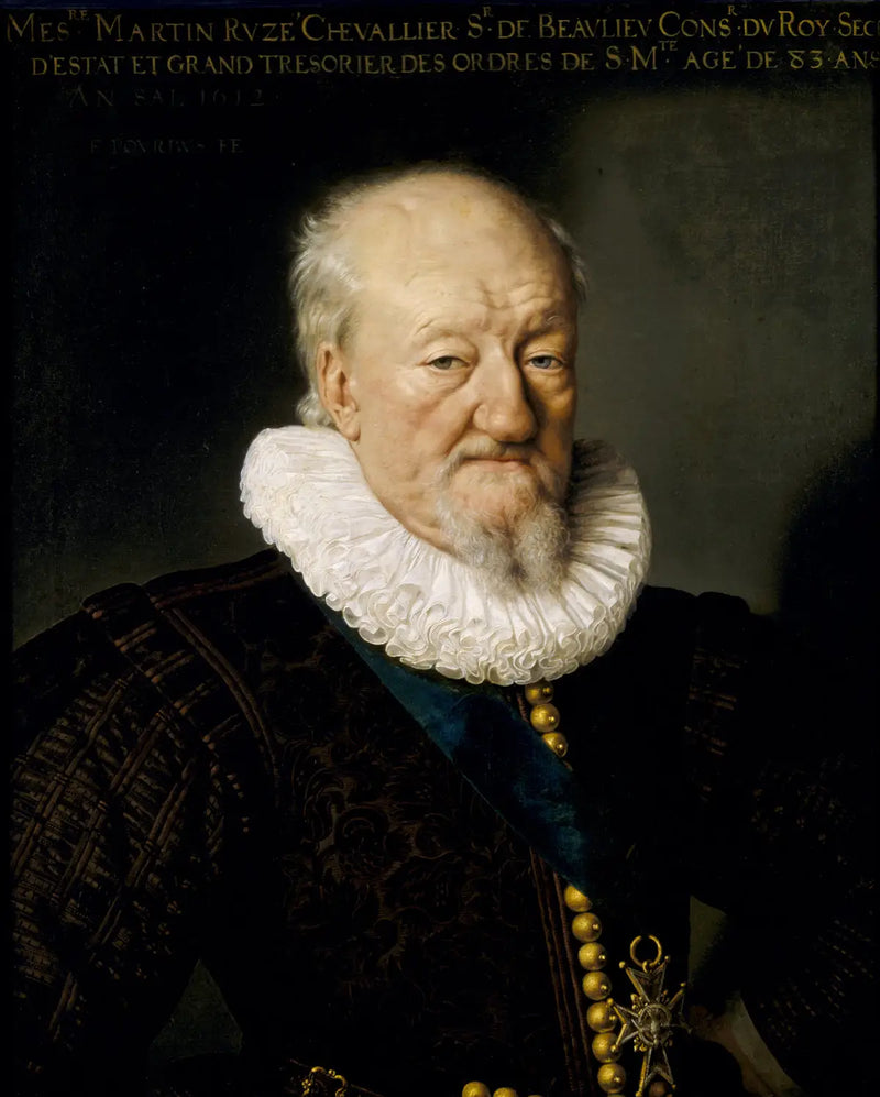 Martin Ruzé, seigneur de Beaulieu (1527-1613), âgé de 83 ans - Frans Pourbus mladší
