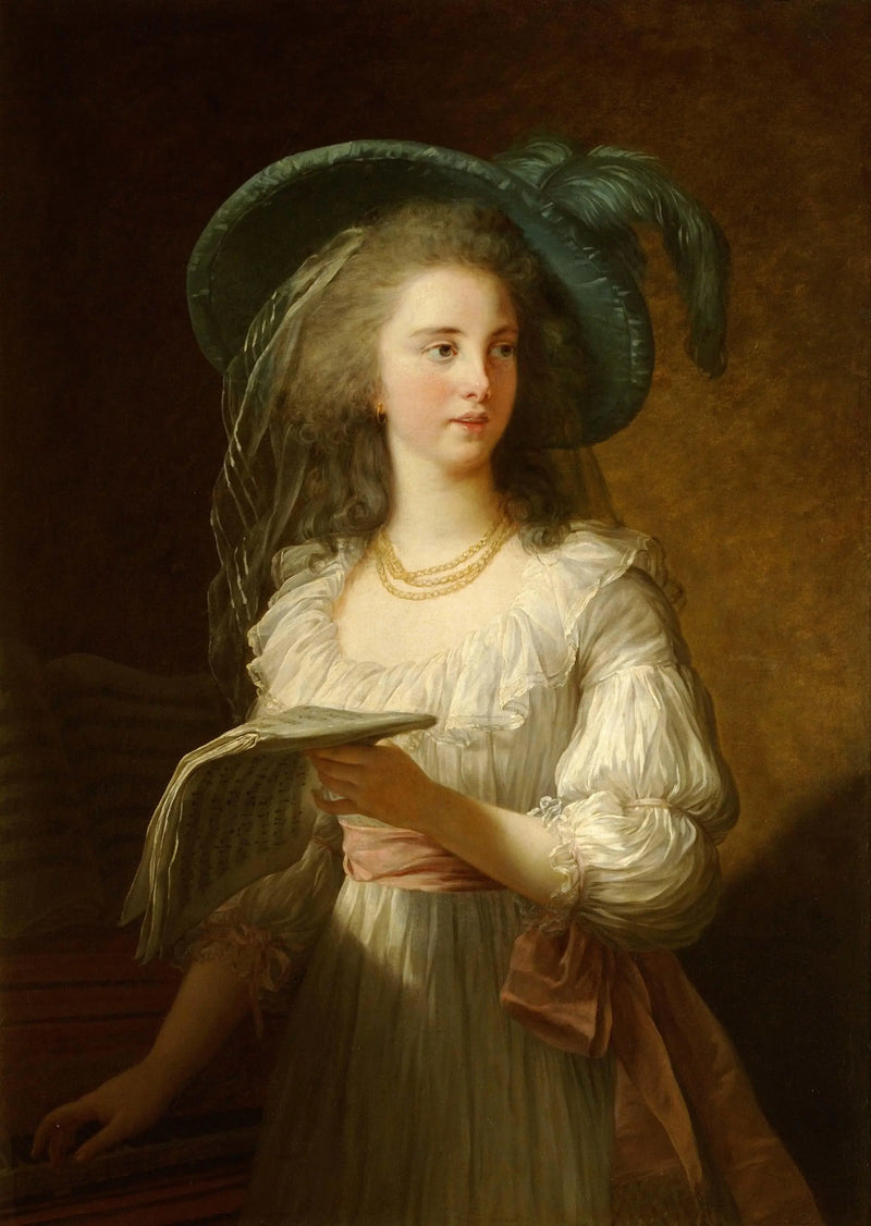 Martine-Gabrielle-Yoland de Polastron (1745-1793), vévodkyně de Polignac - Élisabeth Vigeé Le Brun
