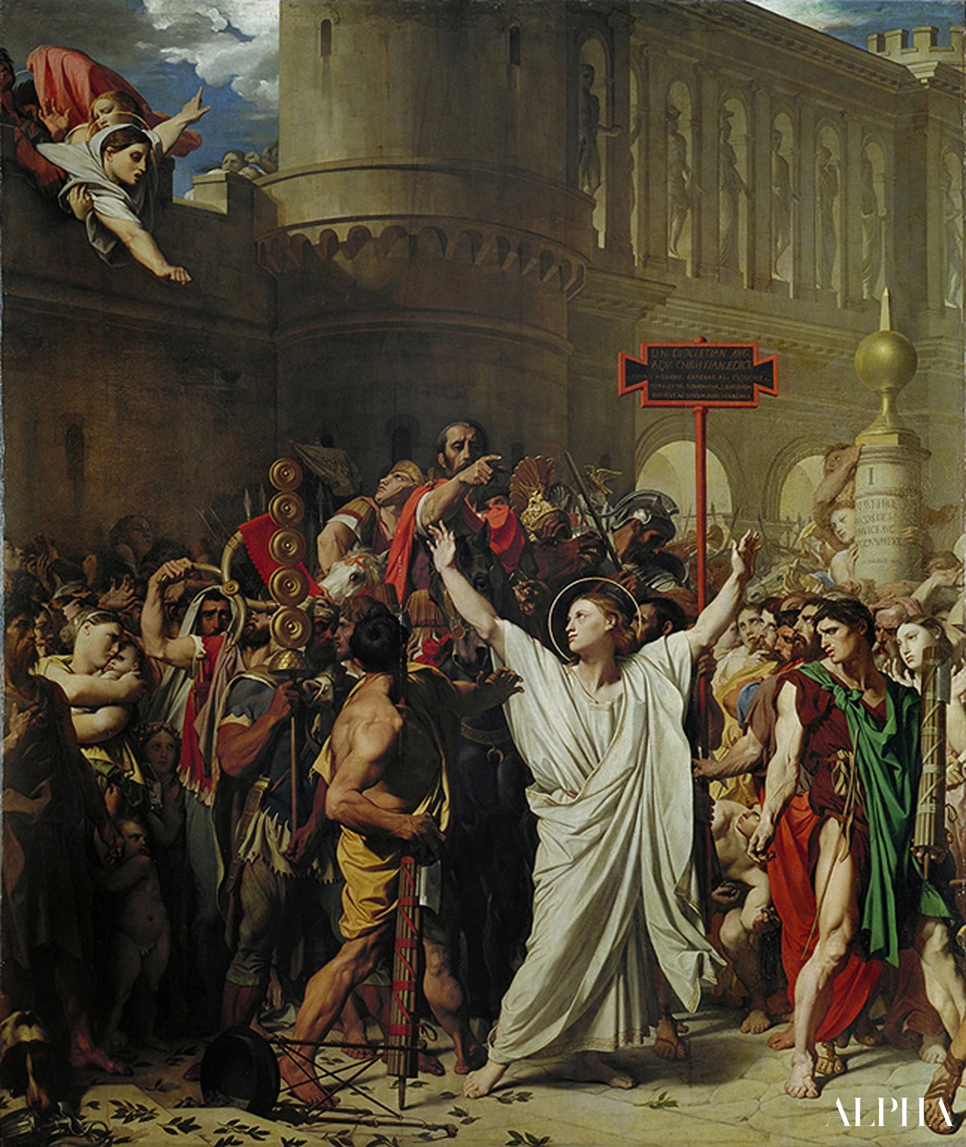 Martyr de Saint-Symphorien - Jean-Auguste-Dominique Ingres - Reproductions de tableaux et peintures haut de gamme
