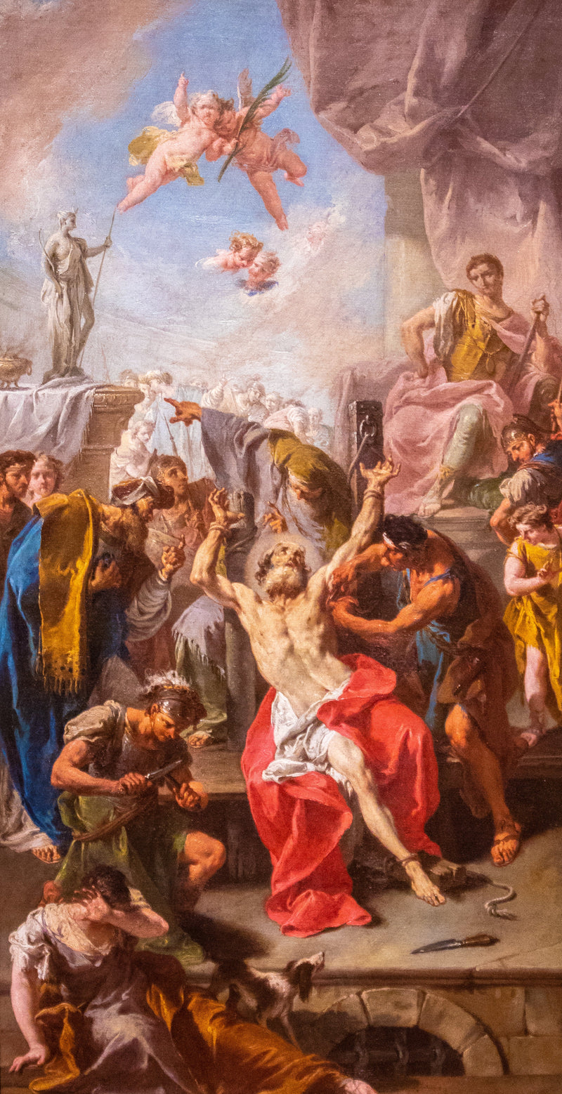 Mučednictví svatého Bartoloměje - Giovanni Battista Pittoni