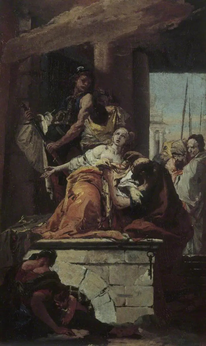 Mučednictví svaté Agáty - Giovanni Battista Tiepolo