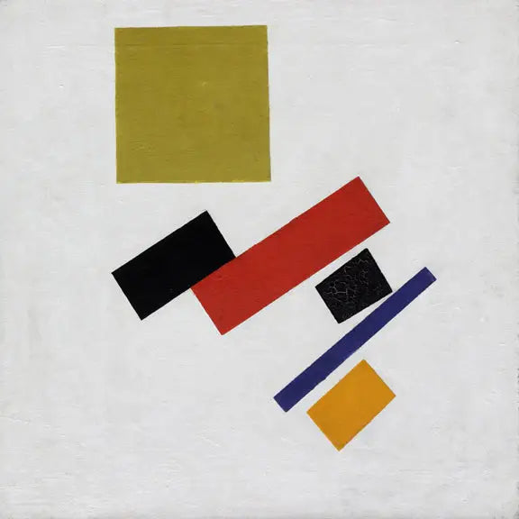 Masses picturales en mouvement. Composition suprématiste - Kazimir Malevich