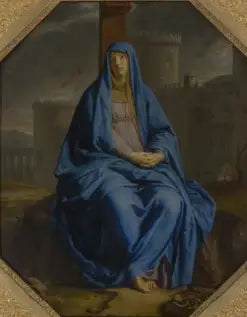 Mater dolorosa u paty kříže - Philippe de Champaigne