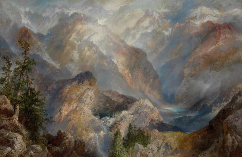 Dopoledne v Sierrách, Nevada - Thomas Moran