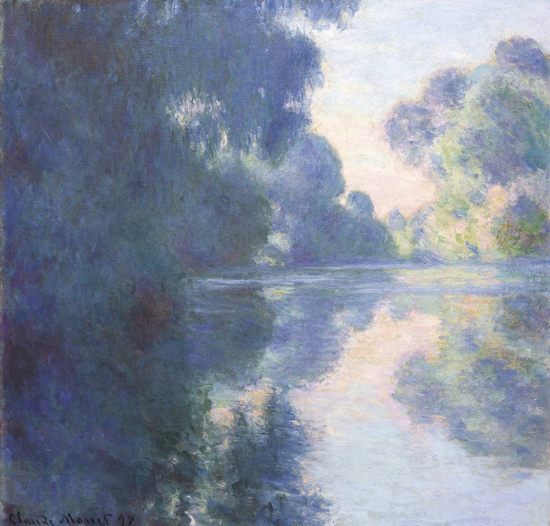 Ráno na Seině - Claude Monet