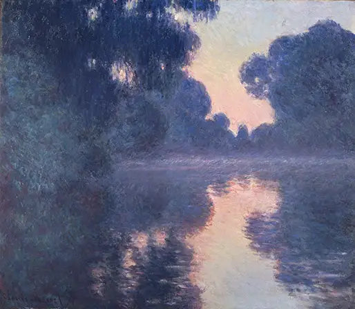 Ráno na Seině - Claude Monet