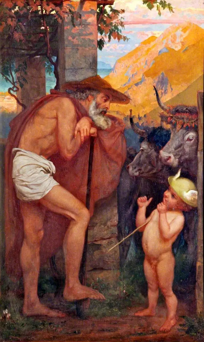 Mercure létající dobytek bohů - Edward Poynter