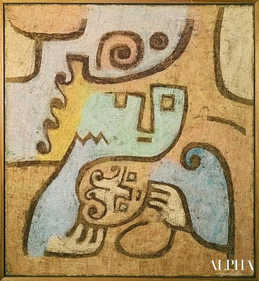 Mère avec enfant - paul klee - Reproductions de tableaux et peintures haut de gamme