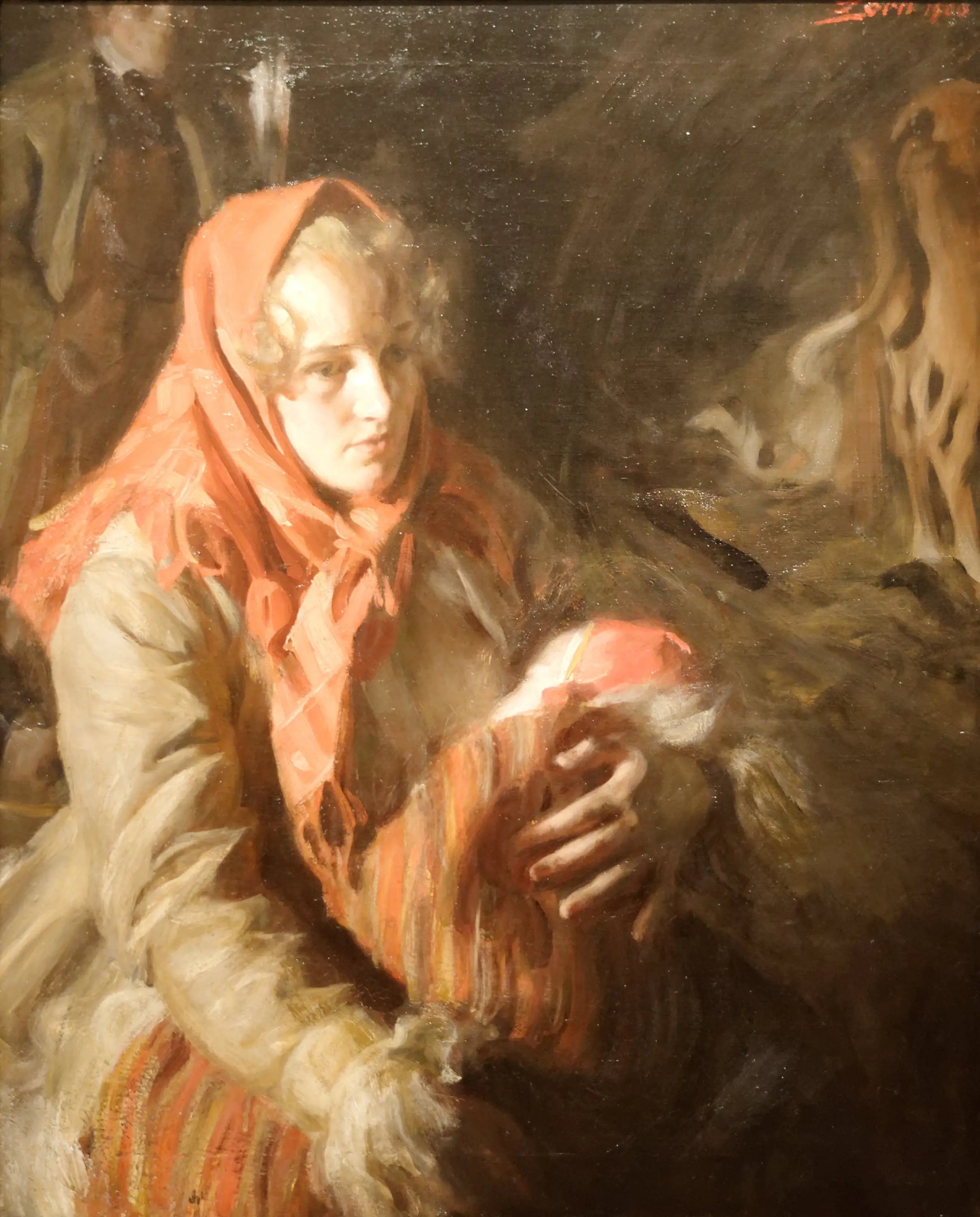 Mère et enfant - Anders Zorn - Alpha Reproduction