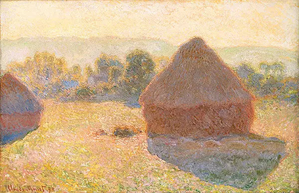 Mlýnské kameny, poledne - Claude Monet