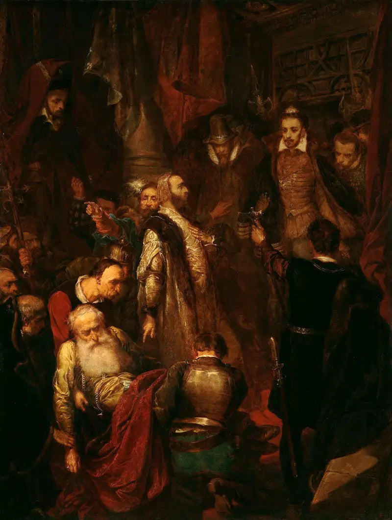 Meurtre de Wapowski lors du couronnement d’Henryk Walezy par Jan Matejko - Jan Matejko - Alpha Reproduction