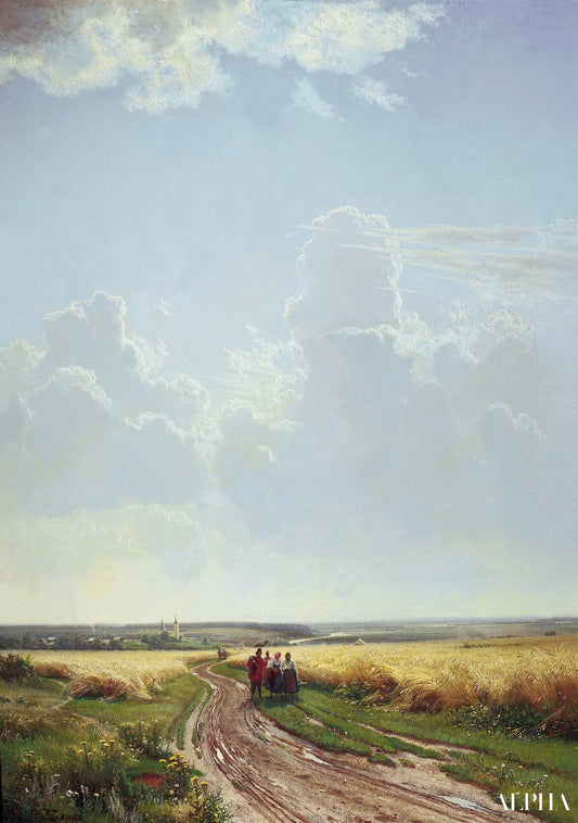 Midi dans les environs de Moscou - Ivan Shishkin - Reproductions de tableaux et peintures haut de gamme