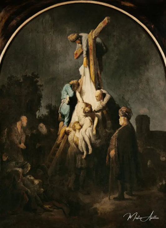 Mise en croix Christ - Rembrandt van Rijn - Reproductions de tableaux et peintures haut de gamme