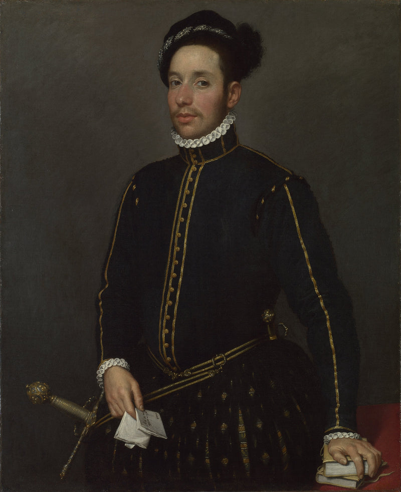Pan Gaucher s dvěma in-quartos a dopisem - Giovanni Battista Moroni