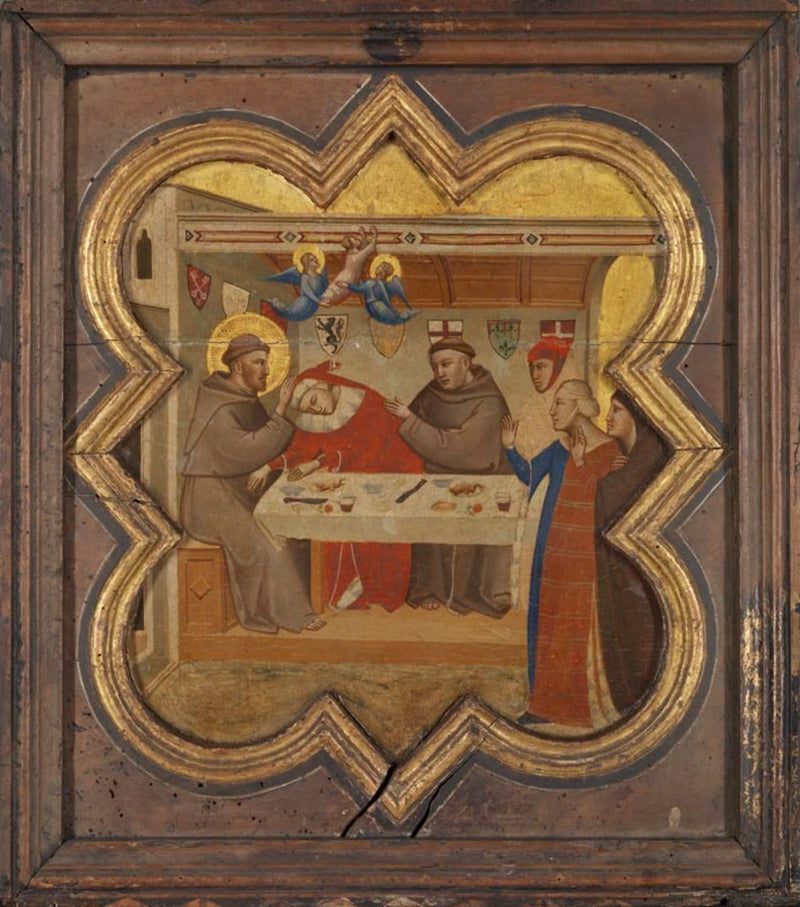 Smrt šlechtice z Celano - Taddeo Gaddi